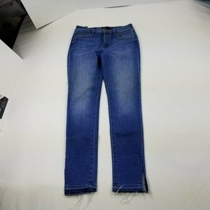 J Brand Jeans 28 Stretch Maria Skinny Frayed Hem S